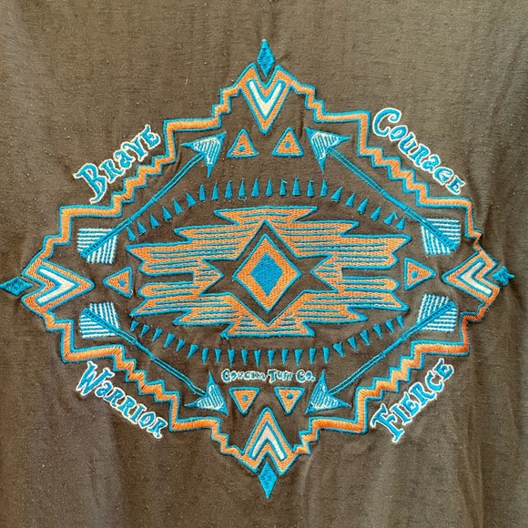 Cowgirl Tuff M Long Sleeve Embroidered Long Sleeve Top - Picture 6 of 9